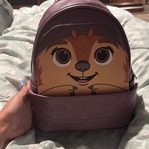 Loungefly Purple Animal Face Backpack
